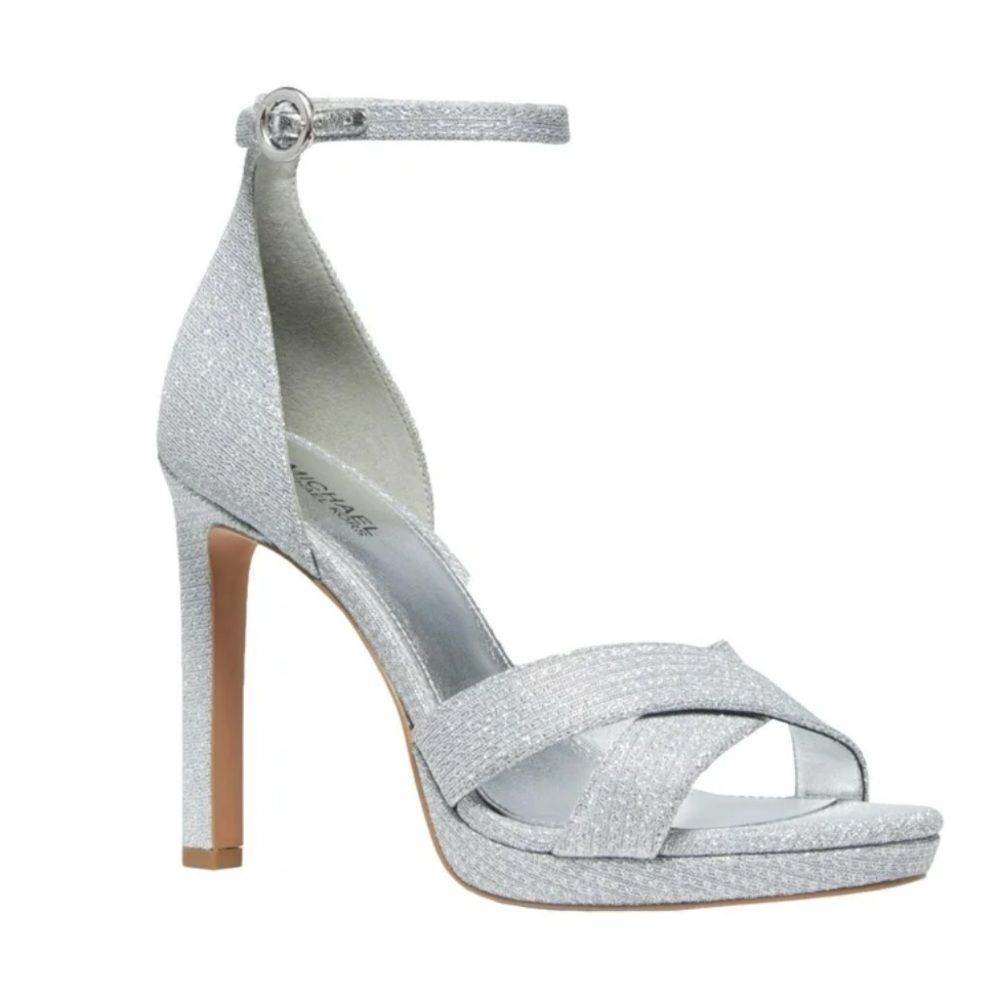 Michael Kors Alexia Glitter Sandals Size 9
